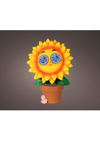 Kaemingk Fleur solaire avec yeux qui bougent SOLAR