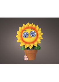 Kaemingk Fleur solaire avec yeux qui bougent SOLAR