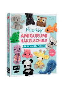 Edition Fischer Flauschige Amigurumi-H&auml;kelschule, Handarbeitsset, Mehrfarbig