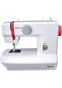 Veritas Janis, N&auml;hmaschine, Grau, Rot, Weiss