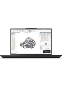 Lenovo TP P16V/G3/U7/255H/32G/1T/W11P/3Y (16", 1000 GB, 32 GB), Notebook, Schwarz