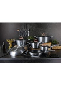 BerlingerHaus 24 cm GRANITE FRYER BH-6001, Pfanne + Kochtopf, Grau