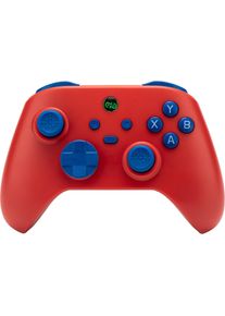 2K Games Qubick Switch Controller Blu/Rosso Wireless () (Switch), Gaming Controller, Blau, Rot