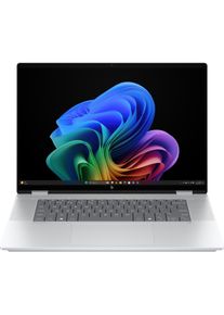 HP OmniBook X FlipNGAI 16-as0475ng (16", 1000 GB, 32 GB, Deutschland), Notebook, Silber, Grau