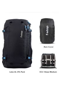 F-Stop Loka UL Essentials Bundle (Fotorucksack, Kamera Schultertasche, 37 l), Kameratasche, Blau, Schwarz