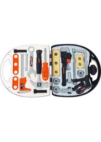 Adar Ein Werkzeugsatz in einem Koffer, eine Akkubohrmaschine