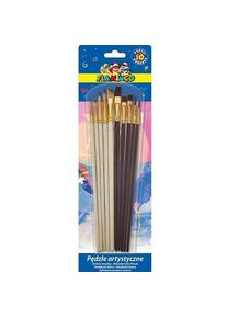 H+B, Pinsel, Kunstpinsel mit Holzgriff 10 Stk (18 mm)