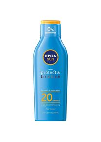 Nivea, Sonnencreme, Sun Protect & Bronze Sun Milk Spf 20 - 200ml (Sonnenmilch, SPF 20, 200 ml)