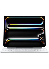 Apple Magic Keyboard (Deutschland, Apple iPad Pro 13 2024, Apple iPad Pro 13 2025), Tablet Tastatur, Weiss