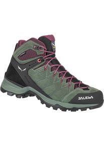 Salewa, Damen, Wanderschuhe, Alp Mate Mid Wasserdichter Da Schuh (36.5), Gr&uuml;n