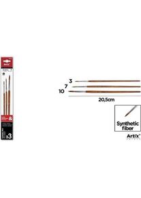 Vergionic, Pinsel, Professionelle Malpinsel 3-tlg