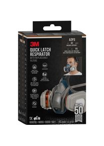 3M, Atemschutzmaske, Maske f&uuml;r Farbspritzarbeiten (A2, A2P3, 1 x)