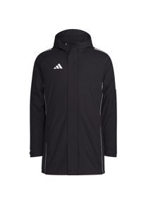 Adidas, Herren, Laufjacke, TIRO24 PARKA (L), Weiss, Schwarz, L