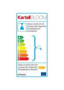 Kartell, Pendelleuchte, Bloom Led Pendelleuchte (G9)