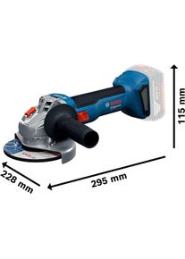 Bosch Professional, Winkelschleifer, Smerigliatrice Angolare Senza Filo Professionale GWS 18V-8 (125 mm)