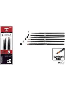 Artix, Pinsel, Synthetikb&uuml;rsten 6 Stk