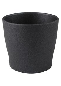Domoletti, Blumentopf, Ceramic pot, TOSKANIA, &Oslash; 19 cm, graphite