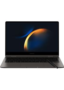 Samsung Galaxy Book3 360 (13.30", 256 GB, 8 GB, DE, Intel Core i5-1340P), Notebook, Grau