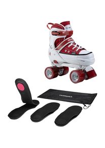 Hudora, Jungen, Rollschuhe, Rollschuhe SNEAKER (32, 33, 34, 35), Rot