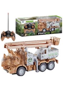 Maksik R/C-Dinosaurier-Truck mit Kran und Korb