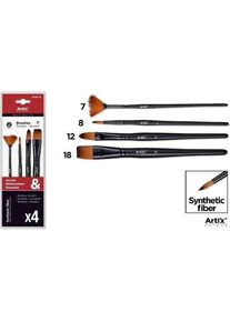 Hulu, Pinsel, Synthetikb&uuml;rsten 4 Stk