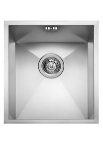 Elleci, Sp&uuml;lbecken, Vierkant 340 Rostfreier Stahl (44 cm, 38 cm)