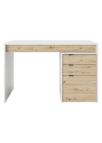 Roba Schreibtisch &raquo;Salice&laquo; - 120x60x76cm - braun - Holz / Acryl