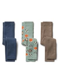 Tchibo - 3 Kinder-Frottee-Thermoleggings - Jungen - Gr. 122/128 - dunkelblau