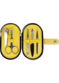 Damen Manik&uuml;re-Set in wei&szlig; + gelb ,Gr&ouml;&szlig;e 0, WITT, 60% Stahl, 30% Polyurethan, 10% Kunststoff