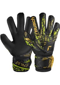 Reusch Attrakt Infinity Finger Support Junior Torwarthandschuhe Kinder - Gr&ouml;&szlig;e 4 - schwarz