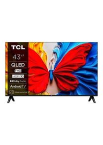 TCL 43" Flachbild TV LED 1080p (Full HD) 43V5C V5C Series - 43" Class (42.5" viewable) LED-backlit LCD TV - QLED - Full HD