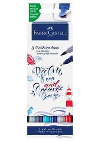Faber-Castell Gofa Aqua Dual Marker Lettering Set Sea