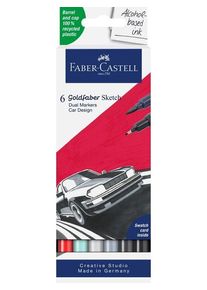Faber-Castell Sketch Marker Gofa 6er Etui Car design