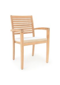 Garland Stoelkussen Toscana Wit 60x60x7cm