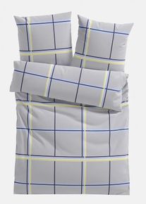 bonprix Lenjerie de pat din linou, maro, 1x 80/80 cm, 1x 135/200 cm