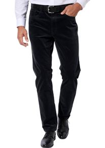 Heren Ribcordbroek van katoenstretch petrol Maat 50