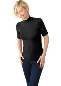 w&auml;schepur Damska Tričko-blejzer, stojačik čierna veľkosť 50