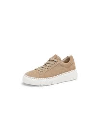 Gabor - Sneaker Best fitting, beige, Gr. 40, Orthop&auml;dische Einlagen, Leder