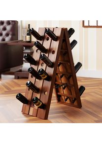 Casaria Wijnrek Inklapbaar voor 36 Flessen Stijlvol Design