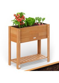 Casaria Hochbeet Akazienholz FSC -zertifiziert 68x30x75cm