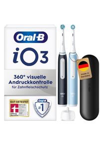 Oral-B Elektrische Zahnb&uuml;rste &raquo;iO Series 3 Doppelpack&laquo; 2 Stk. Aufsteckb&uuml;rsten Magnet-Technologie