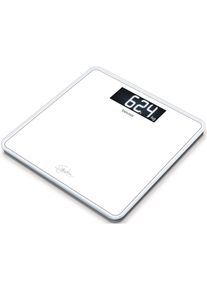 Beurer Personenwaage &raquo;GS 400, gro&szlig;e Trittfl&auml;che mit 8 mm wei&szlig;em Sicherheitsglas&laquo; XL-Display, Tragkraft bis 200 kg und praktische Einschaltautomatik