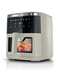Bosch Hei&szlig;luftfritteuse &raquo;Air Fryer Serie 6, MAF671B0, 7,2l, Sichtfenster, 7 Programme, schwarz&laquo; 1800 W Innenlicht, Sch&uuml;ttelalarm, Korb sp&uuml;lm.geeignet
