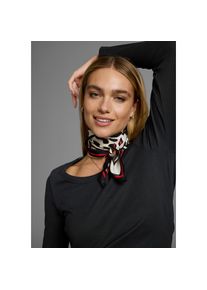 Laura Scott Nickituch im feminin Look mit Leopard und Kontraststreifen - NEW