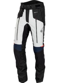 B&uuml;se B&uuml;se Monterey, stoffen broek waterdicht , kleur: Zwart/Lichtgrijs/Blauw , maat: 52