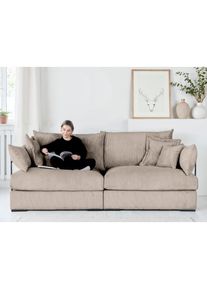 Home Affaire Big-Sofa &raquo;Casa, Breite 190 cm&laquo; Mega-Sofa, in Cord oder Chenille-Struktur w&auml;hlbar, mit Federkern