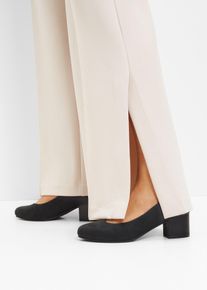 bonprix Femei Pantofi pumps cu branț căptușit, negru, 40