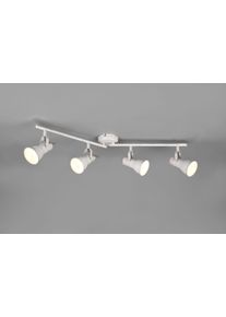 Trio Steam Plafondlamp Antiek, Wit, 4-lichts