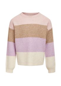 KIDS Only Strickpullover &raquo;KOGSANDY L/S STRIPE PULLOVER&laquo; rosa, Gr&ouml;&szlig;e 110/116