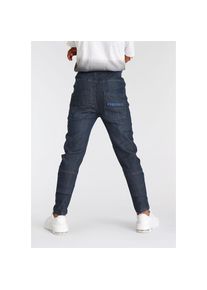 Chiemsee Schlupfjeans &raquo;, Stretch-Jeans f&uuml;r Jungen&laquo; schmale Beinform, Used-Waschung, niedrige Leibh&ouml;he blau, Gr&ouml;&szlig;e 176